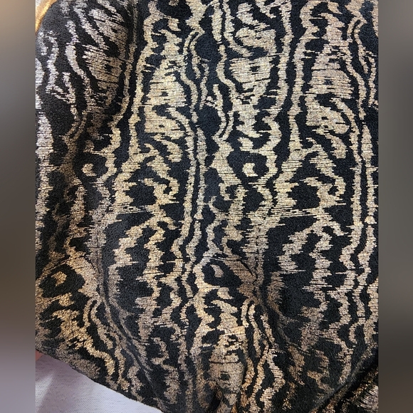 Women's Metallic Copper Brown Mixed Material Ethnic Ornate Sturdy Hand Purse Bag - Picture 5 of 16